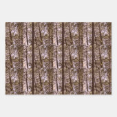 Kleur van de bomen inpakpapier vel (Voorkant 3)