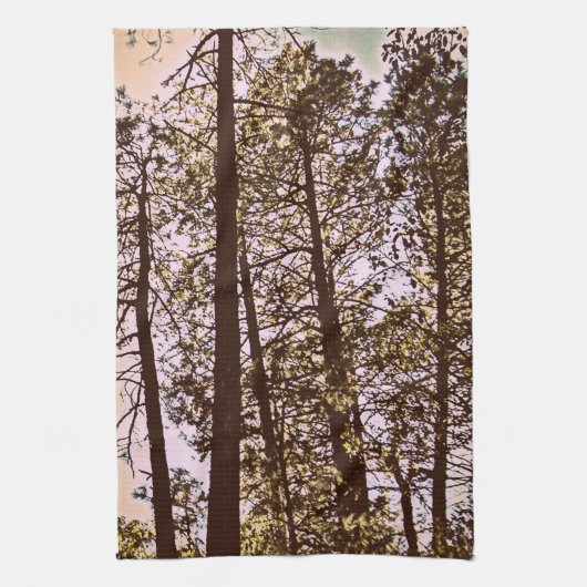 Kleur van de bomen theedoek (Verticaal)