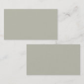 Kleur van de Franse grijze Visitekaartjes Kleur 10 (Voorkant / Achterkant)