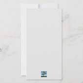 Kleur van de Herfst van Arborist Fiery: rode mapel Bedankkaart (Achterkant)