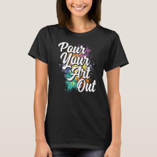 Kleur van de kunstschilderverf van de verf van uw  t-shirt