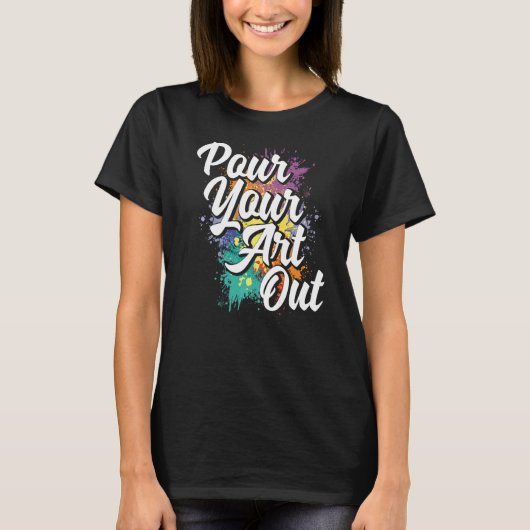 Kleur van de kunstschilderverf van de verf van uw t-shirt (Voorkant)