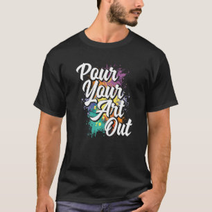 Kleur van de kunstschilderverf van de verf van uw t-shirt