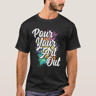 Kleur van de kunstschilderverf van de verf van uw  t-shirt