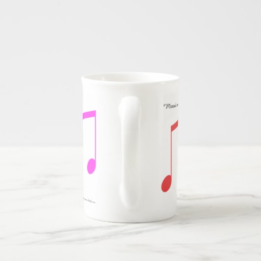 Kleur van de Muzieknoten Mokken (Achterkant)