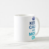 Kleur van de oceaan - Blijf kalm Koffiemok (Voorkant rechts)