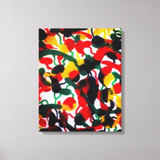 Kleur van de reis - Canvas Afdruk (Voorkant)
