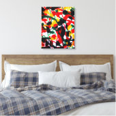 Kleur van de reis - Canvas Afdruk (Insitu (Slaapkamer))