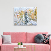 Kleur van de spens- en sneeuwbalpas canvas afdruk (Insitu (Woonkamer))