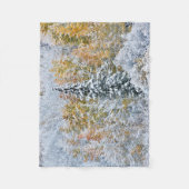 Kleur van de spens- en sneeuwbalpas fleece deken (Voorkant)