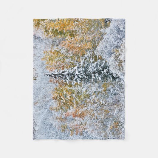 Kleur van de spens- en sneeuwbalpas fleece deken (Voorkant)