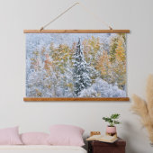 Kleur van de spens- en sneeuwbalpas hangend wandkleed (Slaapkamer)