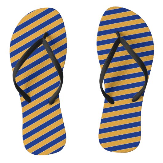 Kleur van de staatsvlag van Massachusetts Teenslippers (Voetbed)