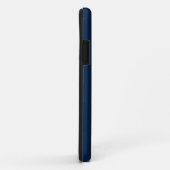 Kleur van de universiteit Navyblauw & Wit Case-Mate iPhone Case (Achterkant/rechts)