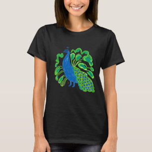 Kleur van de veren t-shirt
