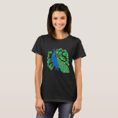 Kleur van de veren t-shirt (Voorkant volledig)