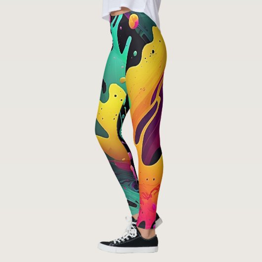 Kleur van Explosie Leggings (Links)
