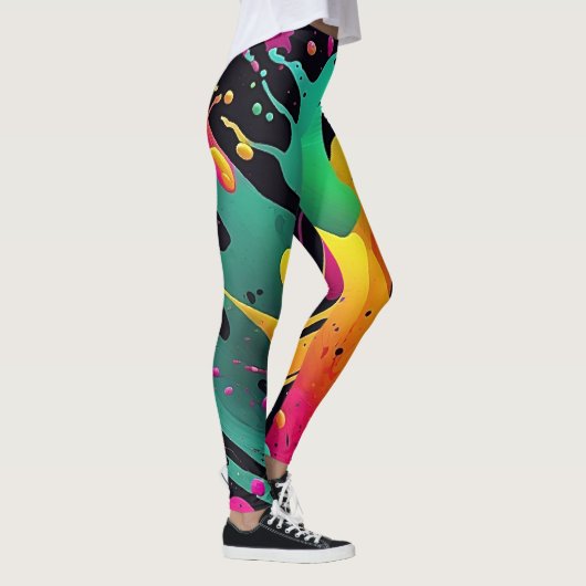 Kleur van Explosie Leggings (Rechts)