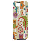 Kleur van Floral en Owl Case-Mate iPhone Case (Back/Rechts)