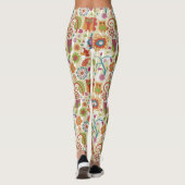 Kleur van Floral en Owl Leggings (Achterkant)
