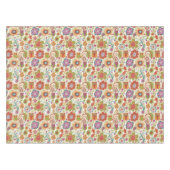 Kleur van Floral en Owl Tafelkleed (Voorkant (Horizontaal))