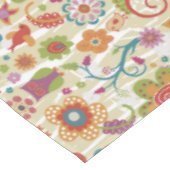 Kleur van Floral en Owl Tafelkleed (Gekanteld)