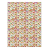 Kleur van Floral en Owl Tafelkleed (Voorkant)