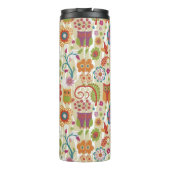 Kleur van Floral en Owl Thermosbeker (Achterkant)