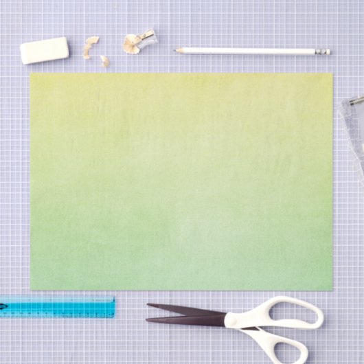 Kleur van groen en geel water tissuepapier (Craft)