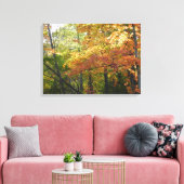 Kleur van herfst / Volgende bladeren Canvas Afdruk (Insitu (Woonkamer))