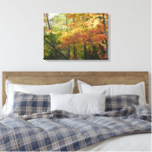 Kleur van herfst / Volgende bladeren Canvas Afdruk (Insitu (Slaapkamer))