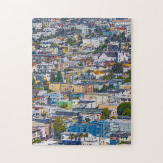 Kleur van het district van de missie legpuzzel