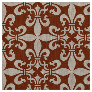  kleur van het Franse patroonplatform Fleur de Lys Stof