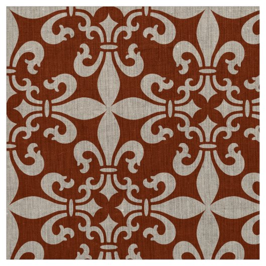  kleur van het Franse patroonplatform Fleur de Lys Stof (Swatch)