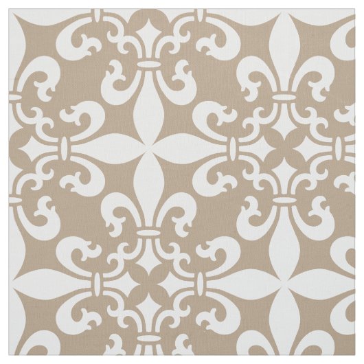  kleur van het Franse patroonplatform Fleur de Lys Stof (Swatch)