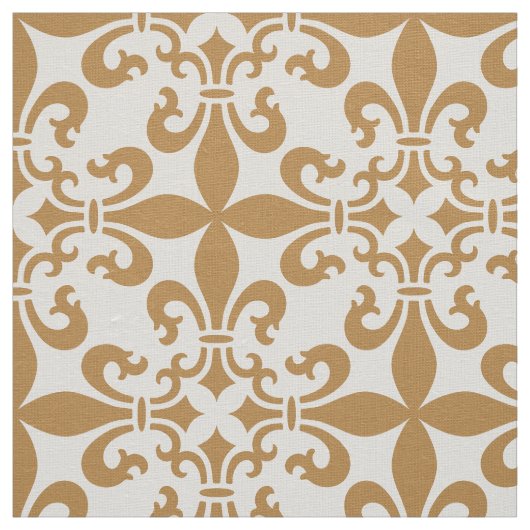 kleur van het Franse patroonplatform Fleur de Lys Stof (Swatch)