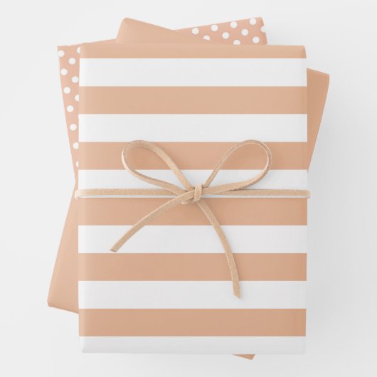 Kleur van het jaar 2024 | perzik inpakpapier vel (In situ)