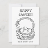 Kleur van het kind Uw eigen, gelukkige paasmandje (Voorkant)