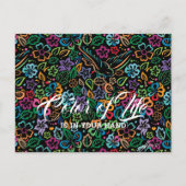 Kleur van het leven briefkaart (Voorkant)