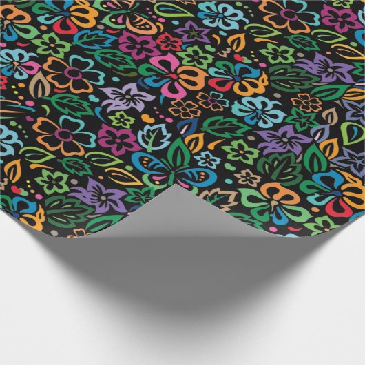 Kleur van het leven cadeaupapier (Hoek)