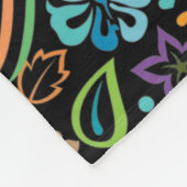 Kleur van het leven fleece deken (Hoek)