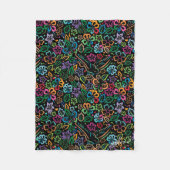 Kleur van het leven fleece deken (Voorkant)