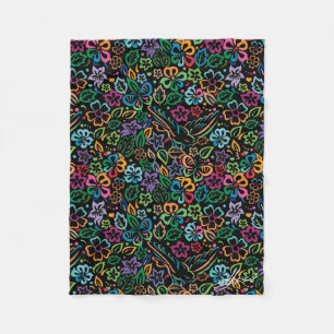 Kleur van het leven fleece deken