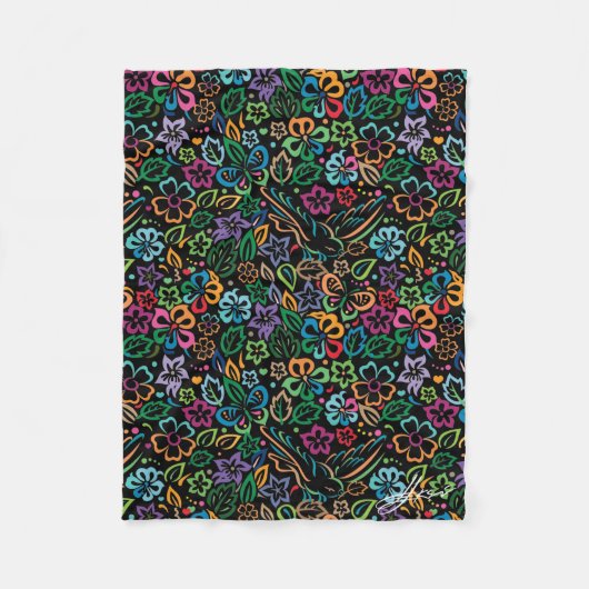 Kleur van het leven fleece deken (Voorkant)