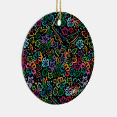 Kleur van het leven keramisch ornament (Rechts)