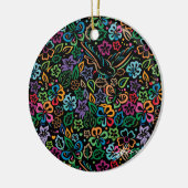 Kleur van het leven keramisch ornament (Links)