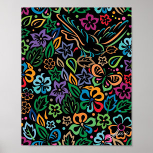 Kleur van het leven poster