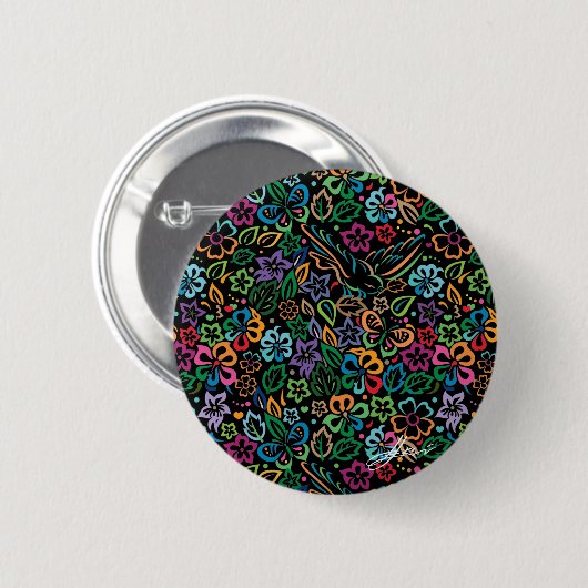 Kleur van het leven ronde button 5,7 cm (Voorkant /achterkant)