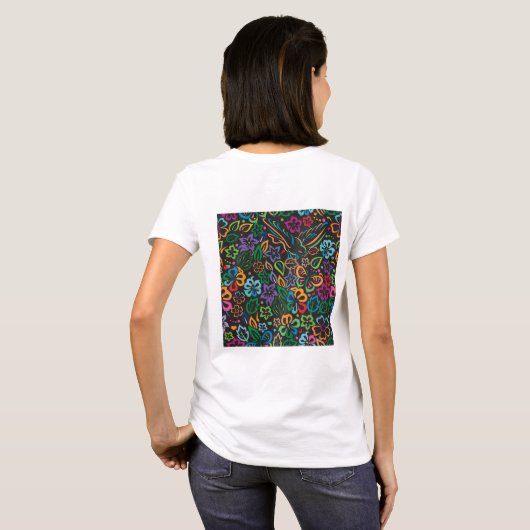 Kleur van het leven t-shirt (Achterkant volledig)