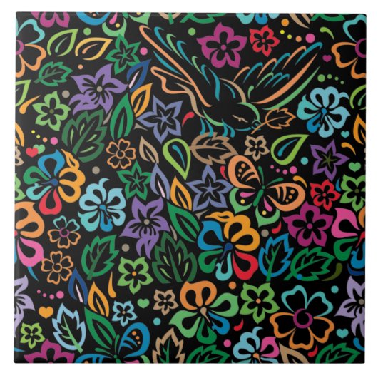 Kleur van het leven tegeltje (Voorkant)